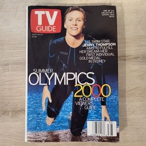 🥳2/$20 or 3/$25 TV Guide September 16-22, 2000 Summer Olympics Edition